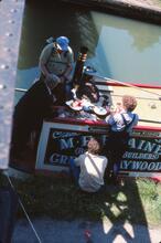 BCN Old Main Line. Brades Hall Junction. Charlie Atkins (father and son). Narrow boat CACTUS. 28/05/1978
