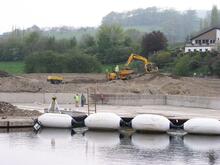 Llangollen marina being constructed (2003)