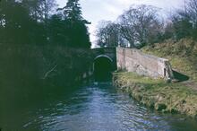 Armitage Tunnel south end, Trent and Mersey Canal, Apr 1962