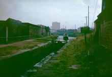 Stoke Flight Bottom Lk , Trent and Mersey Canal, Sep 1965