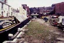 BCN Main Line, Birmingham, Worcester Bar (Gas Street Basin). 1971
