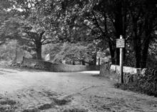 Peak Forest Tramway. Level crossing near Whitehough. 29 September 1928. (27)