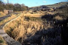 Peak Forest Tramway. Buxworth Basin. 17 February 1980