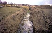 Peak Forest Tramway. View of quagmire from A6 bridge. 05 April 1986