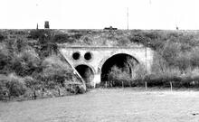 West of Ledbury. Bridge over remains of Herefordshire & Gloucestershire Canal  (WAH @ 136m 26ch)