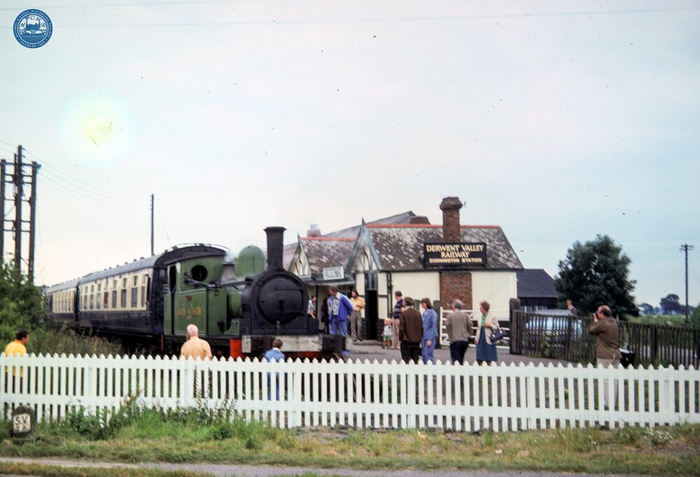 Dunnington (Derwent Valley Light Railway @ 11m 59ch). NER 69023 “Joem”. 30 July 1977