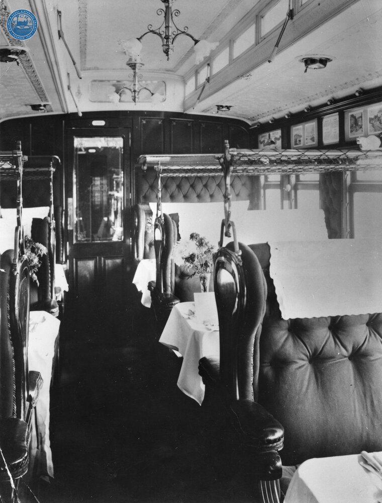 GER First Class Dining Car - Interior
