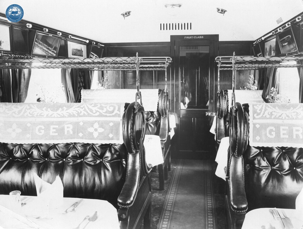 GER First Class Restaurant Car - Interior