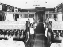 GER First Class Restaurant Car - Interior