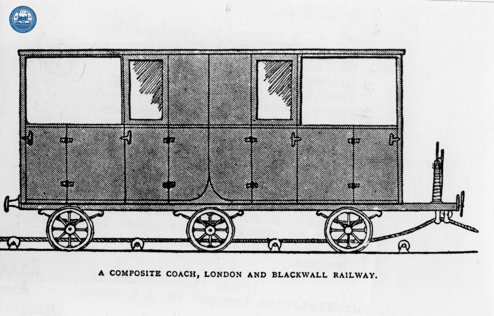 London & Blackwall Railway Composite coach