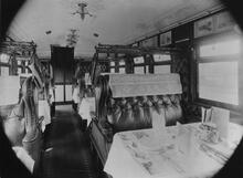 GER First Class Dining Car No. 2145 - Interior