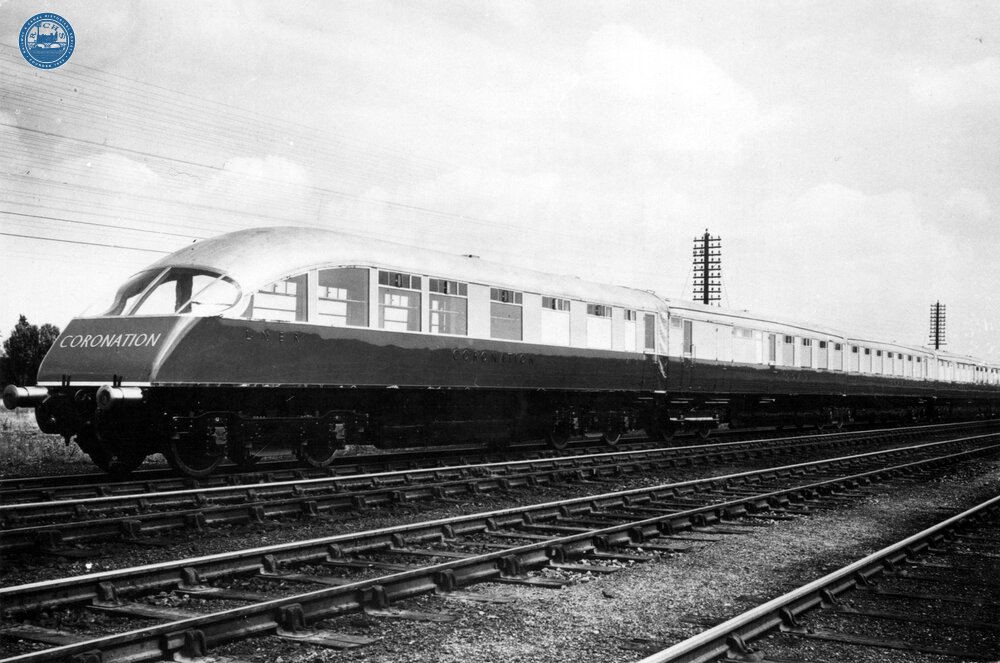 LNER Coronation train with observation car