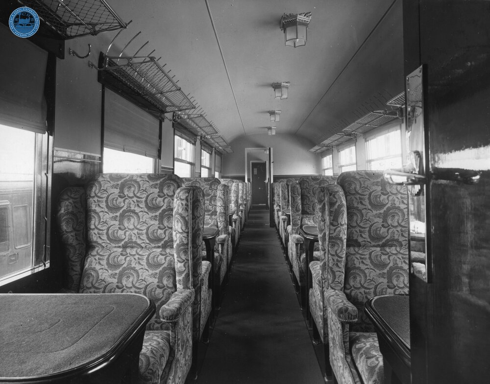 LNER First Class Open Coach - Interior