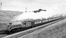 60022 A4 Class 4-6-2 No. 60022 (LNER 4468) "Mallard" June 1950. (Ref: 010958)