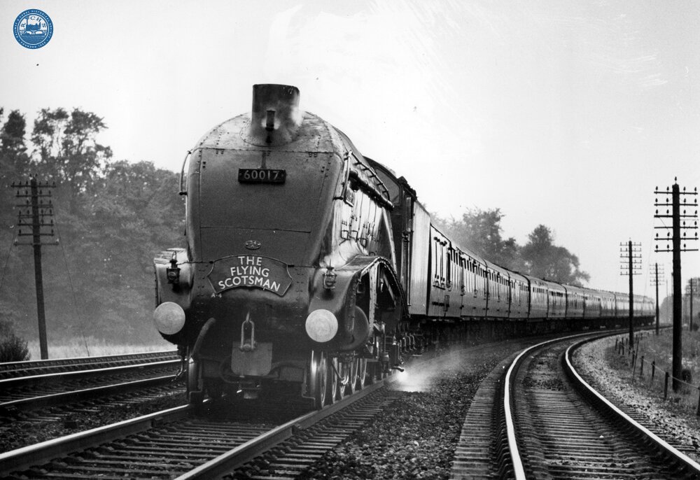 60017 A4 Class 4-6-2 No. 60017 ''Silver Fox" 11 August 1958. (Ref: 010963)