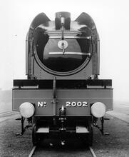 P2 Class 2-8-2 No. 2002 ''Earl Marischal"- Front view.(Ref: 010988)