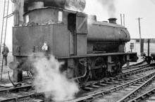68012 J94 0-6-0ST at Middleton Top on the Cromford & High Peak Railway, 17 April 1967.