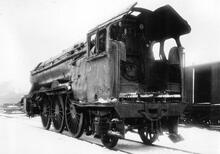 A3 Class 4-6-2 No. 2744 "Grand Parade" after collision at Castlecary 1937 (EGM1 @ 15m 39ch) (Ref: 030933)
