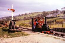 "Holy War" at Llanuwchllyn station. 20 April 1980