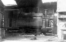 0-4-0T "Welsh Pony" stored in Boston Lodge Works